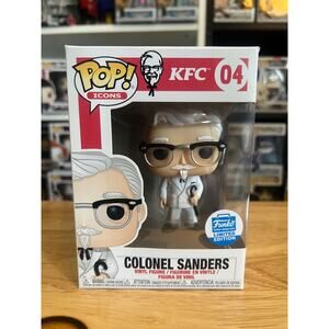 VAULTED EXCLUSIVE Colonel Sanders Funko Pop #04 KFC Kentucky Fried Chicken Food